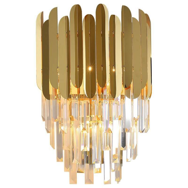 Mini chandelier wall lamp