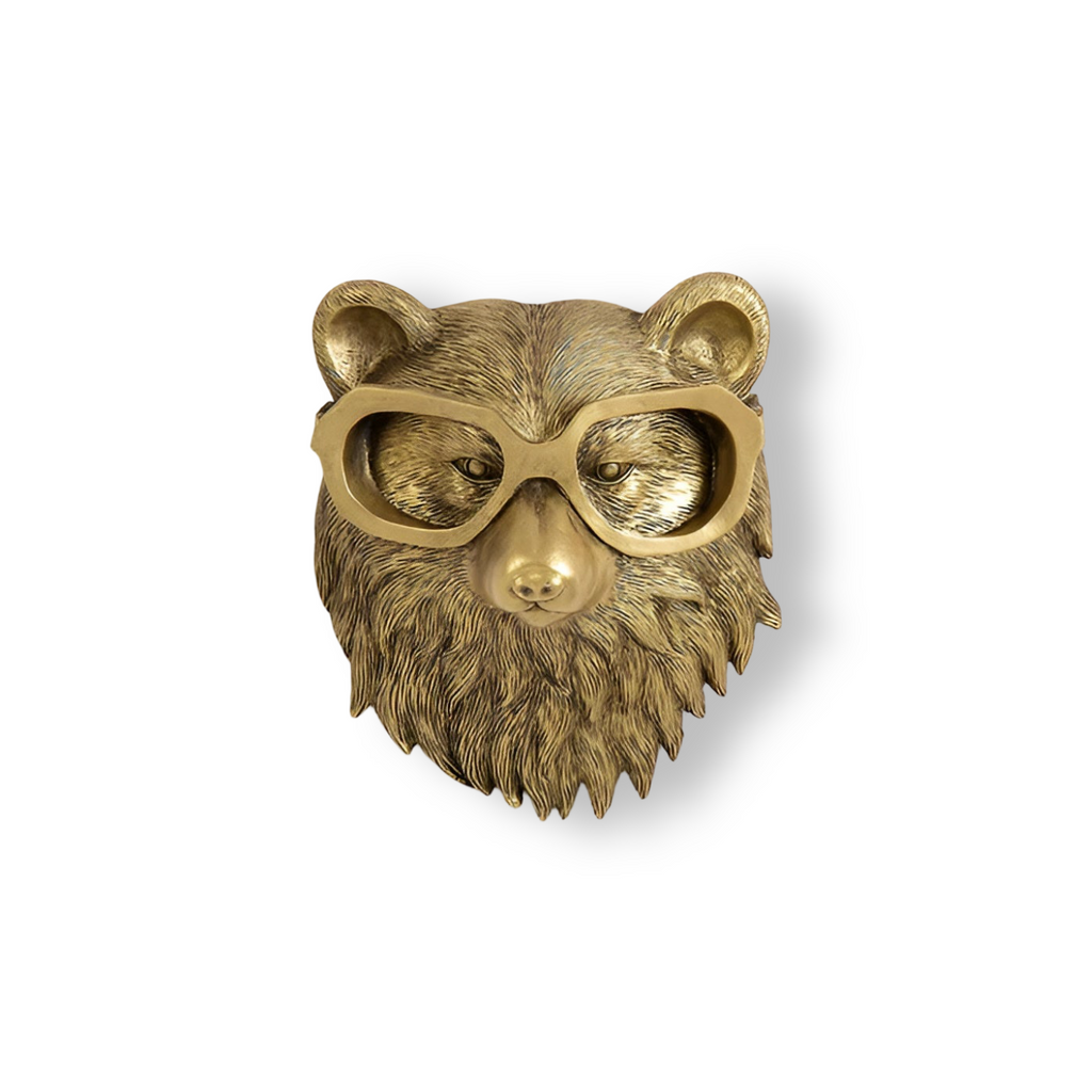 Golden Head | Multifunctional Wall Hook – Decorative Wall Storage