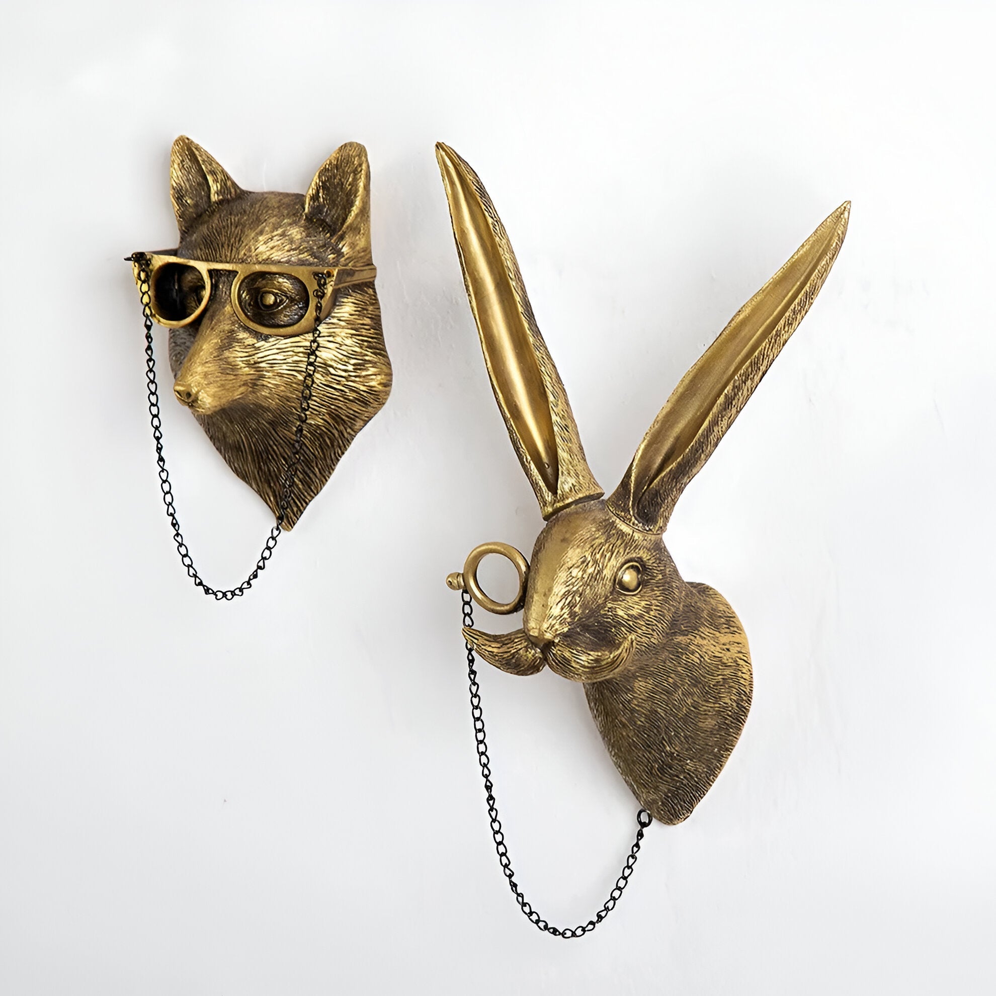 Golden Head | Multifunctional Wall Hook – Decorative Wall Storage