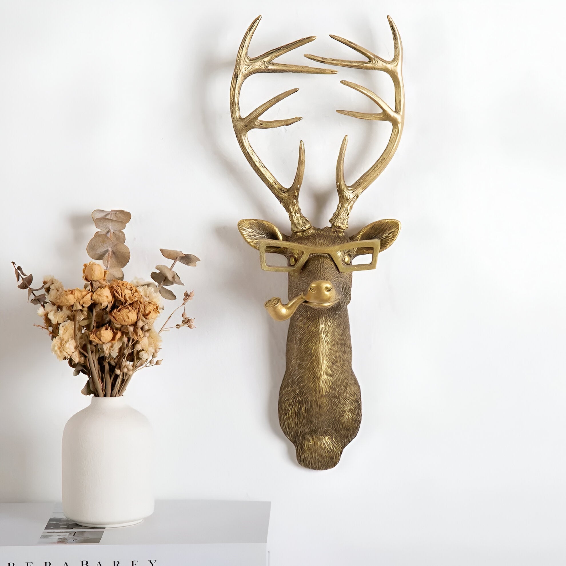 Golden Head | Multifunctional Wall Hook – Decorative Wall Storage