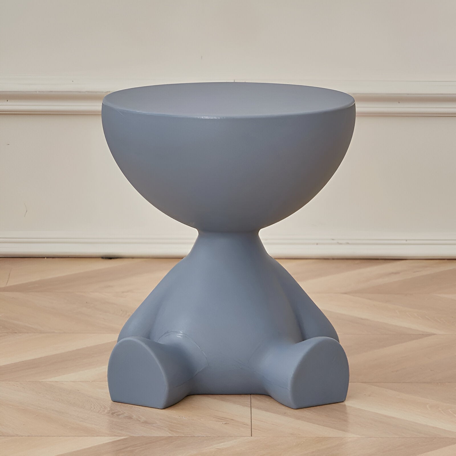 Luxe Round Coffee Table Ylix | Minimalist Side Table for Living Room | Compact Modern Design | 37 × 41 cm Durable Plastic Accent Table