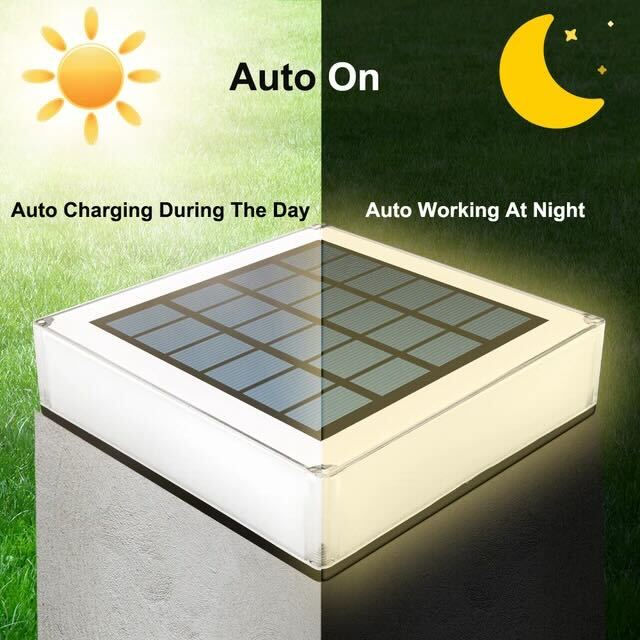 Flat Solar Outdoor Lamp Modern LED | Solar Powered | IP65 Waterproof | Compact Garden & Path Lighting