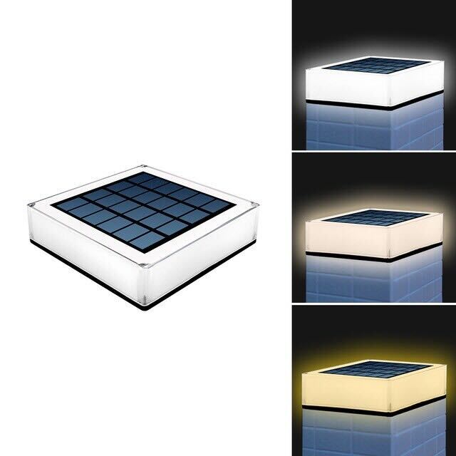 Flat Solar Outdoor Lamp Modern LED | Solar Powered | IP65 Waterproof | Compact Garden & Path Lighting
