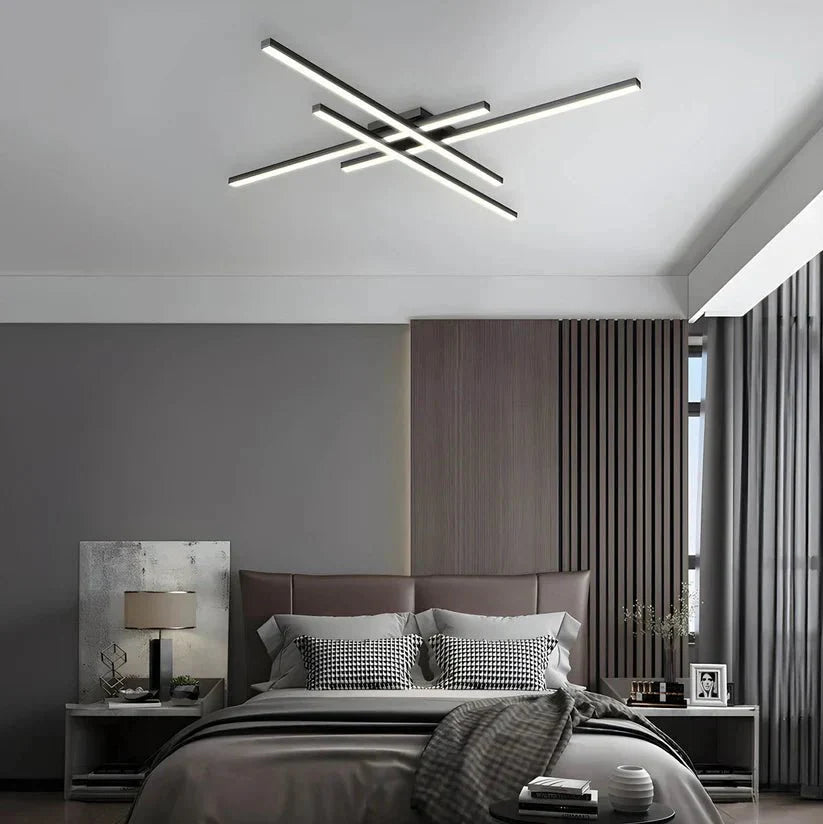 BOND Modern LED Ceiling Lamp | Aluminum & Acrylic | Dimmable Option | Contemporary Lighting for Home & Office
