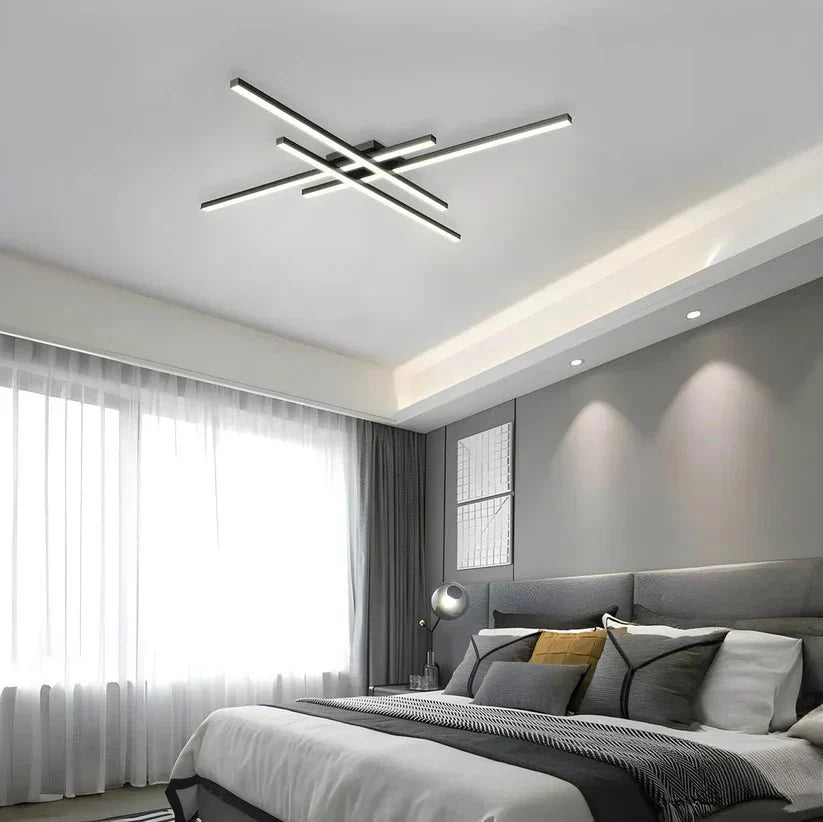 BOND Modern LED Ceiling Lamp | Aluminum & Acrylic | Dimmable Option | Contemporary Lighting for Home & Office