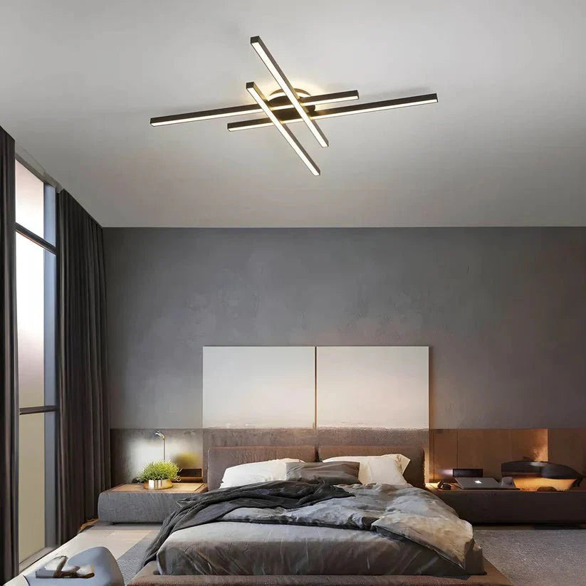 BOND Modern LED Ceiling Lamp | Aluminum & Acrylic | Dimmable Option | Contemporary Lighting for Home & Office