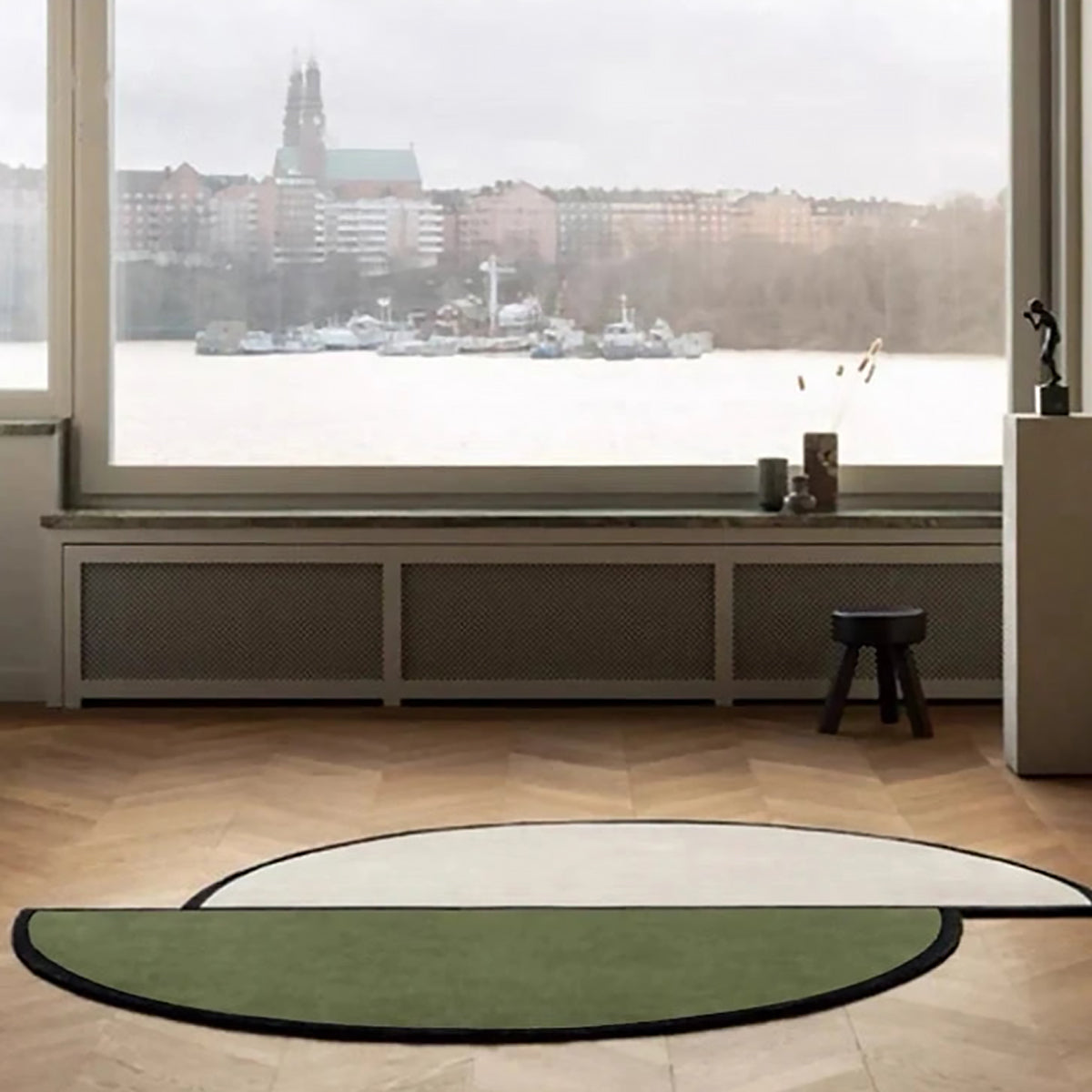 Arketa Halo | Washable Half-Circle Rug