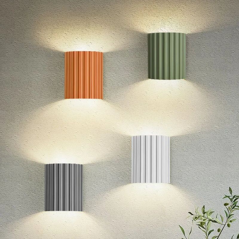 Macaron Wall Lamp Modern Decorative | Resin Hardwood | G9 LED | Indoor Accent Lighting | Bedroom Living Room Wall Light
