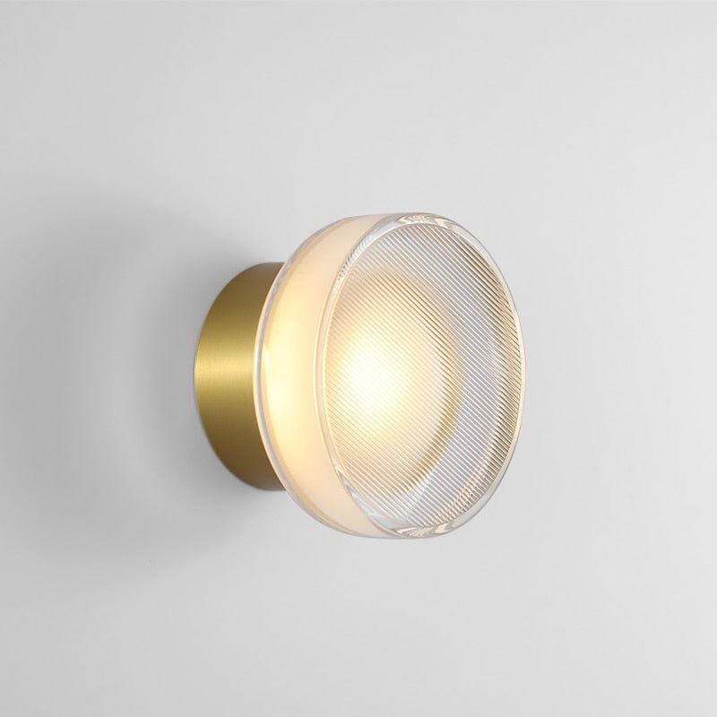 Modern Glass LED Wall Sconces | Postmodern Wall Lamps | Integrated LED Lighting | Indoor Decorative Wall Lights