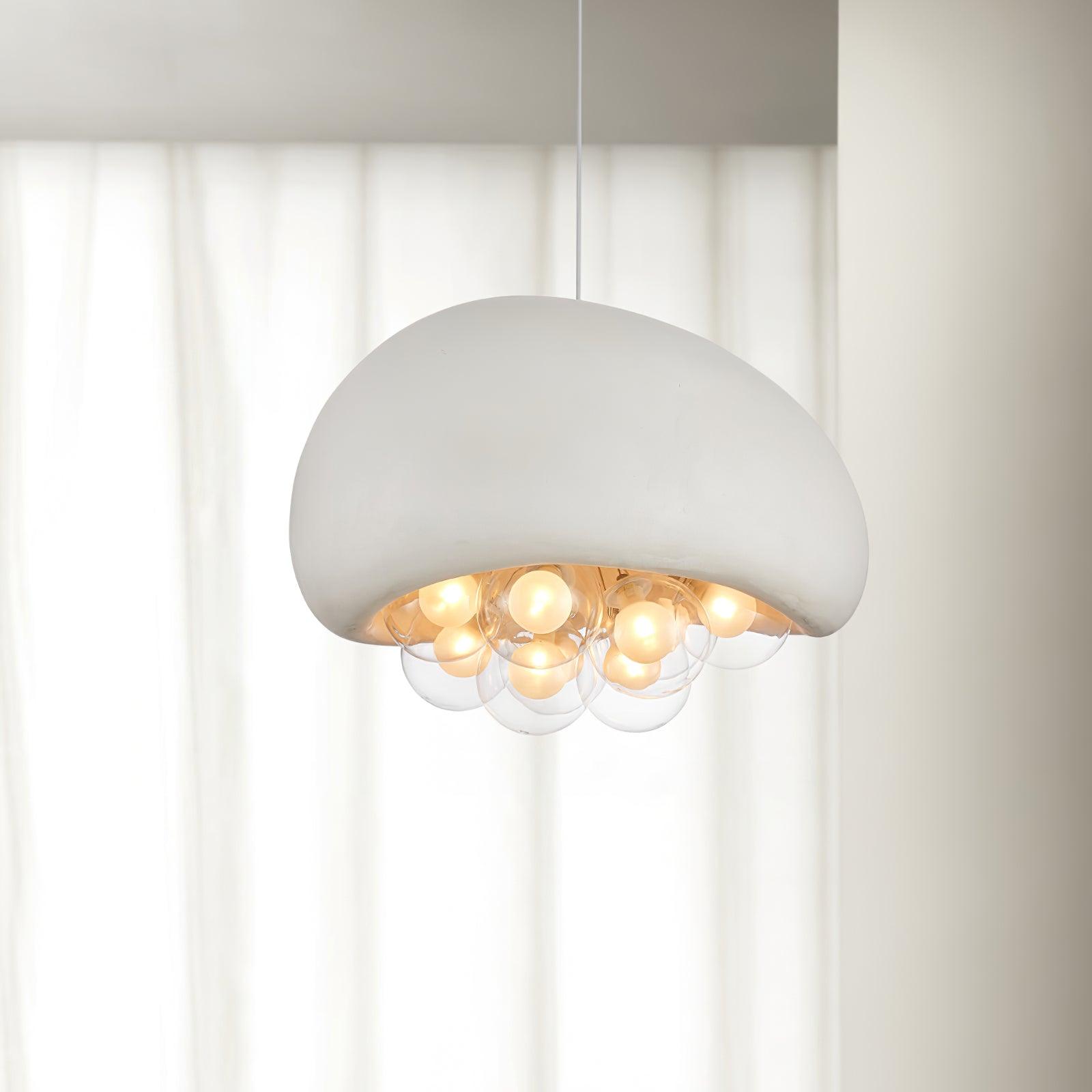 Bubble Pendant Lamp Cluster | Modern Sculptural Hanging Light | G9 Glass Spheres | Adjustable Suspension | Statement Ceiling Lighting