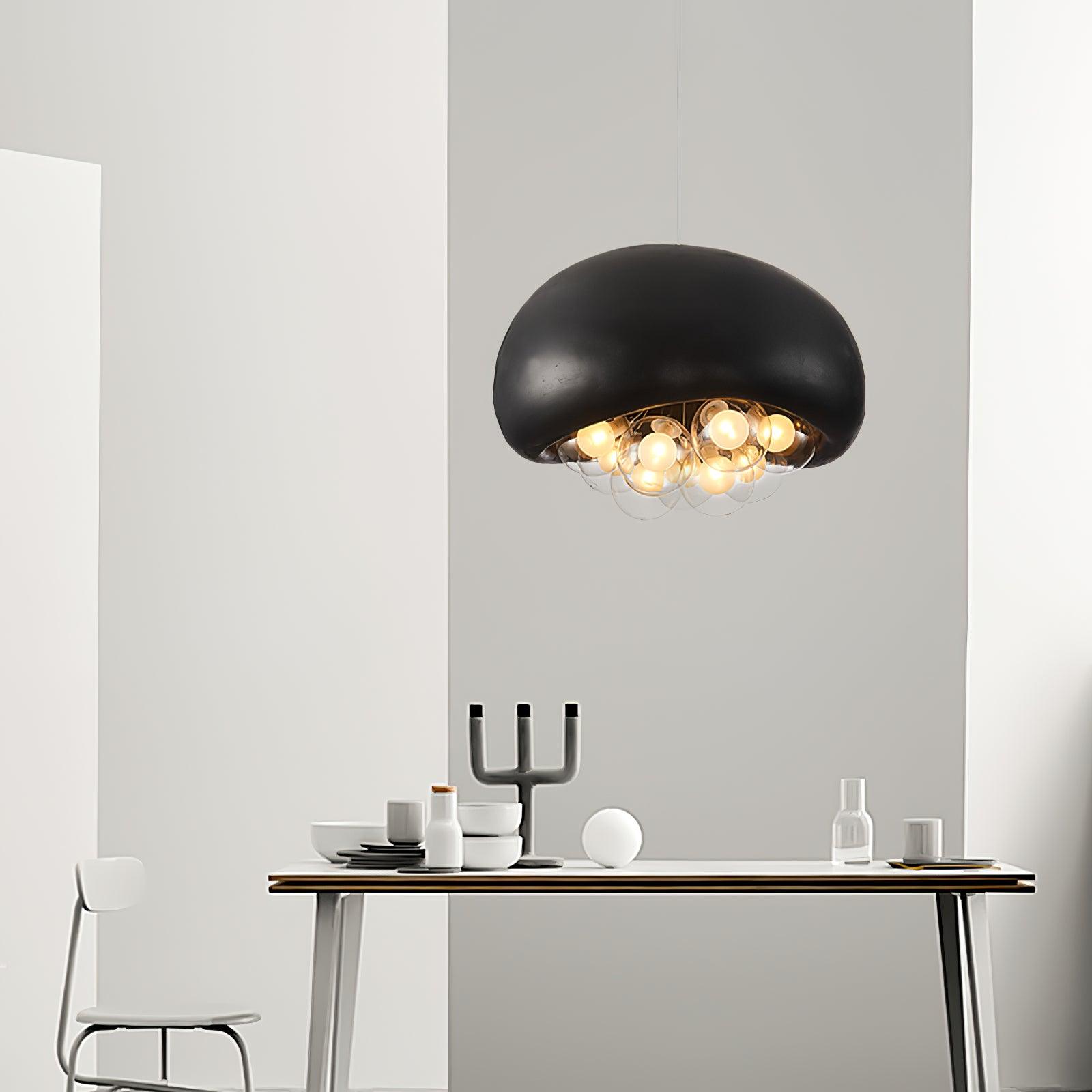 Bubble Pendant Lamp Cluster | Modern Sculptural Hanging Light | G9 Glass Spheres | Adjustable Suspension | Statement Ceiling Lighting