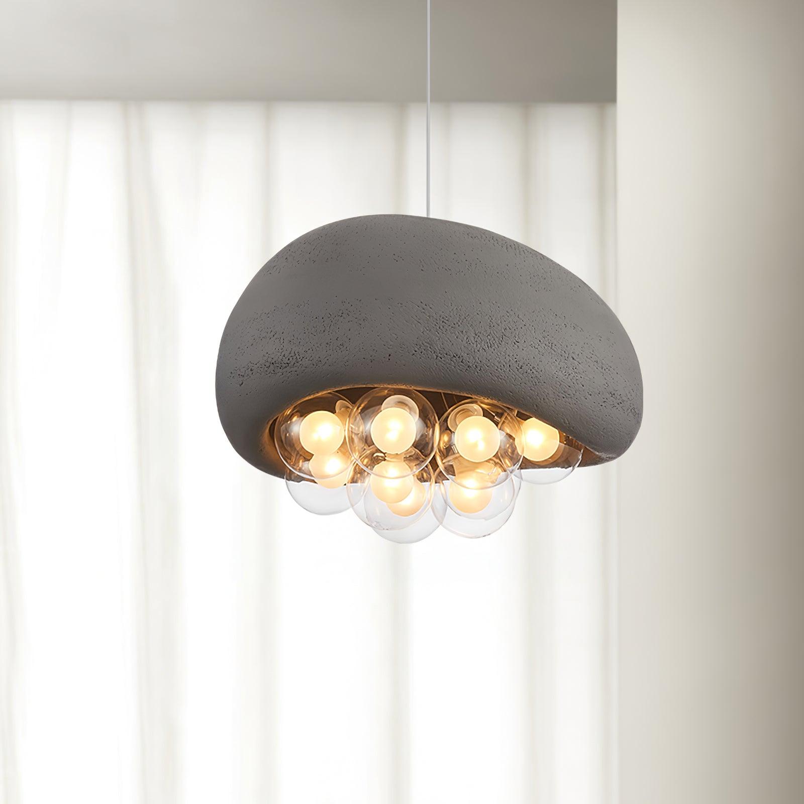 Bubble Pendant Lamp Cluster | Modern Sculptural Hanging Light | G9 Glass Spheres | Adjustable Suspension | Statement Ceiling Lighting