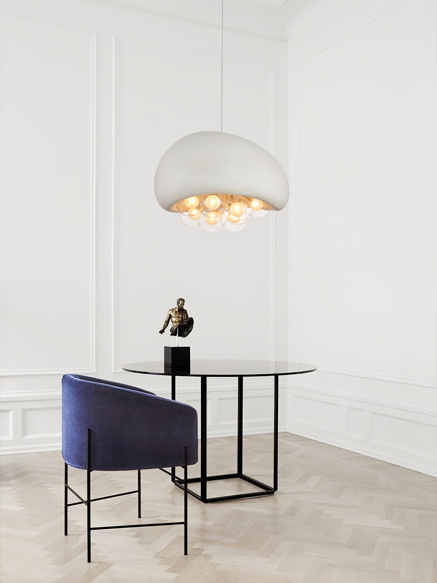 Bubble Pendant Lamp Cluster | Modern Sculptural Hanging Light | G9 Glass Spheres | Adjustable Suspension | Statement Ceiling Lighting