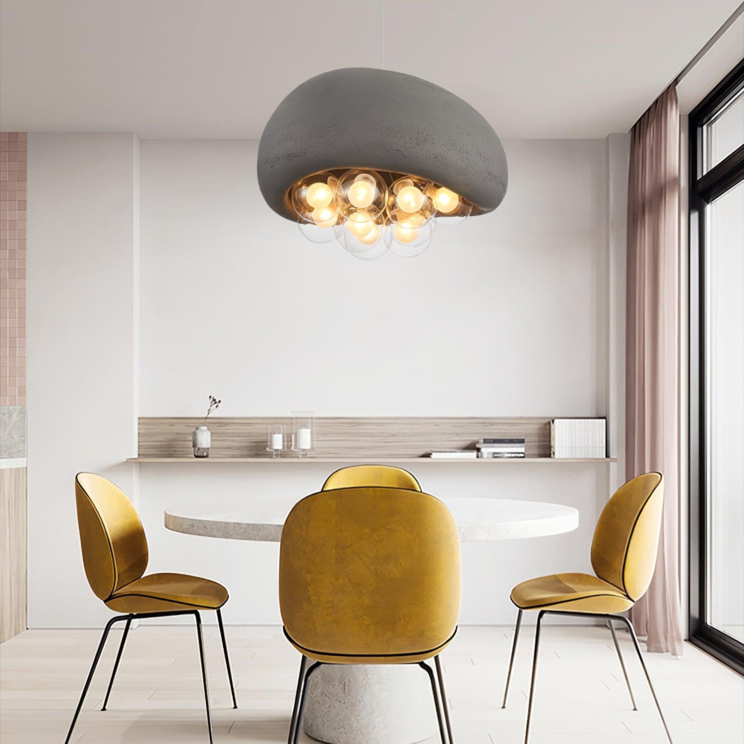 Bubble Pendant Lamp Cluster | Modern Sculptural Hanging Light | G9 Glass Spheres | Adjustable Suspension | Statement Ceiling Lighting