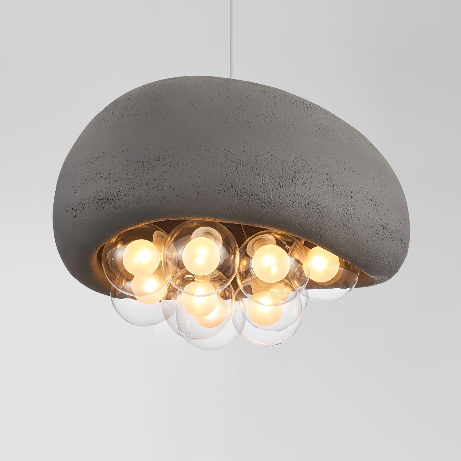 Bubble Pendant Lamp Cluster | Modern Sculptural Hanging Light | G9 Glass Spheres | Adjustable Suspension | Statement Ceiling Lighting