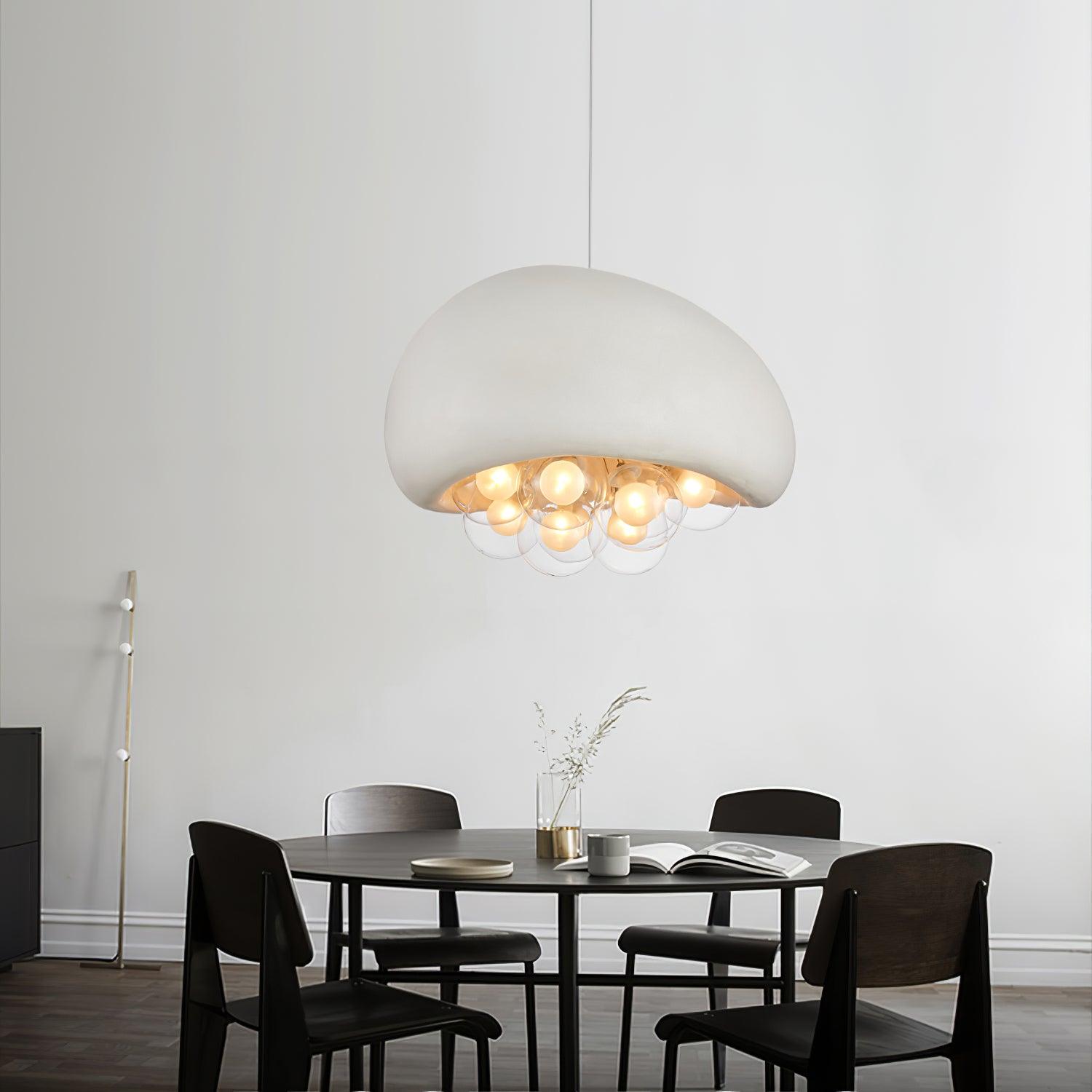 Bubble Pendant Lamp Cluster | Modern Sculptural Hanging Light | G9 Glass Spheres | Adjustable Suspension | Statement Ceiling Lighting