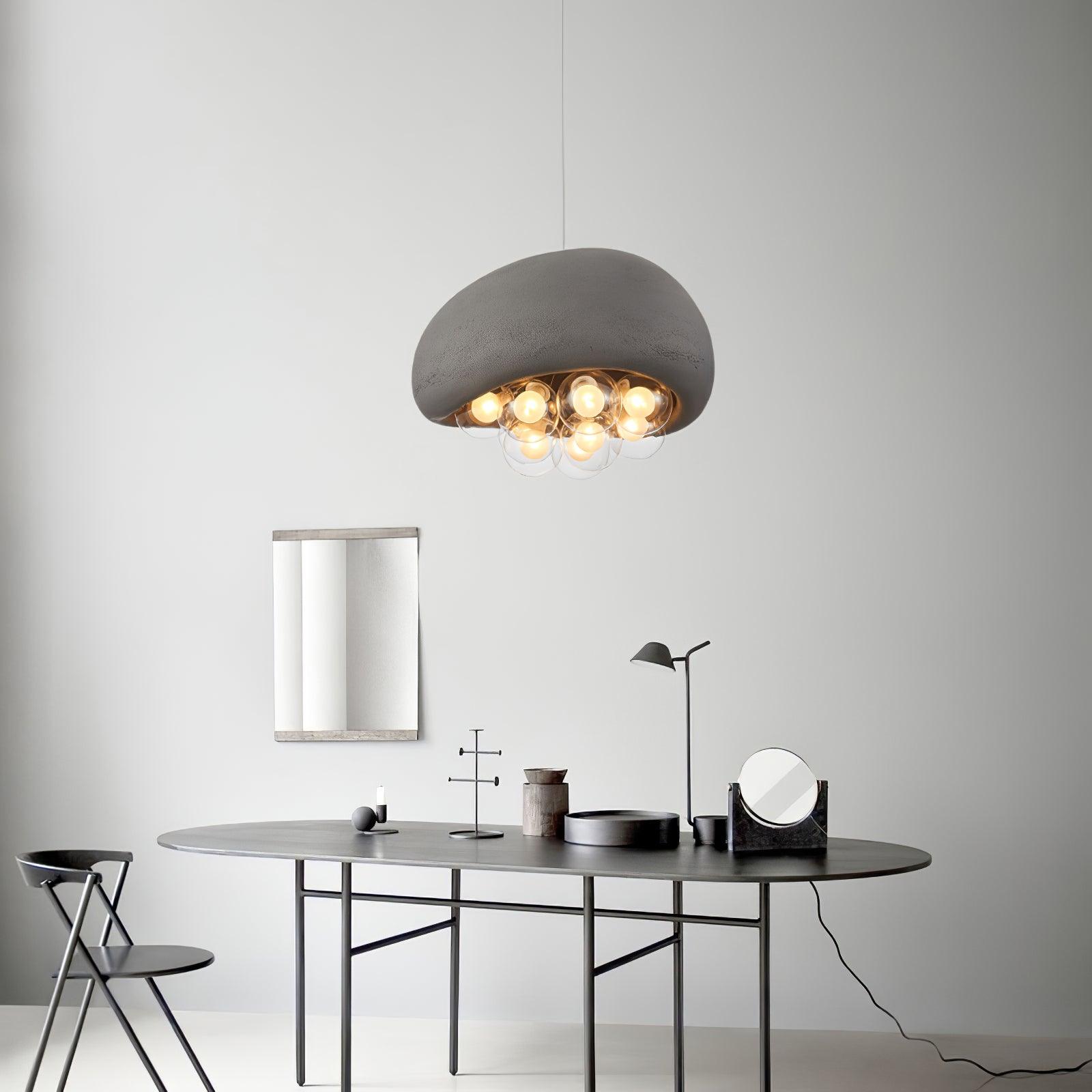 Bubble Pendant Lamp Cluster | Modern Sculptural Hanging Light | G9 Glass Spheres | Adjustable Suspension | Statement Ceiling Lighting