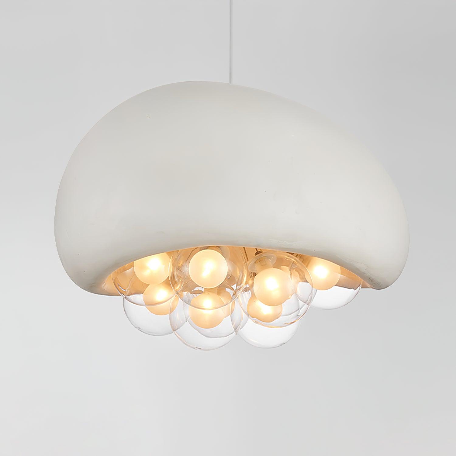 Bubble Pendant Lamp Cluster | Modern Sculptural Hanging Light | G9 Glass Spheres | Adjustable Suspension | Statement Ceiling Lighting