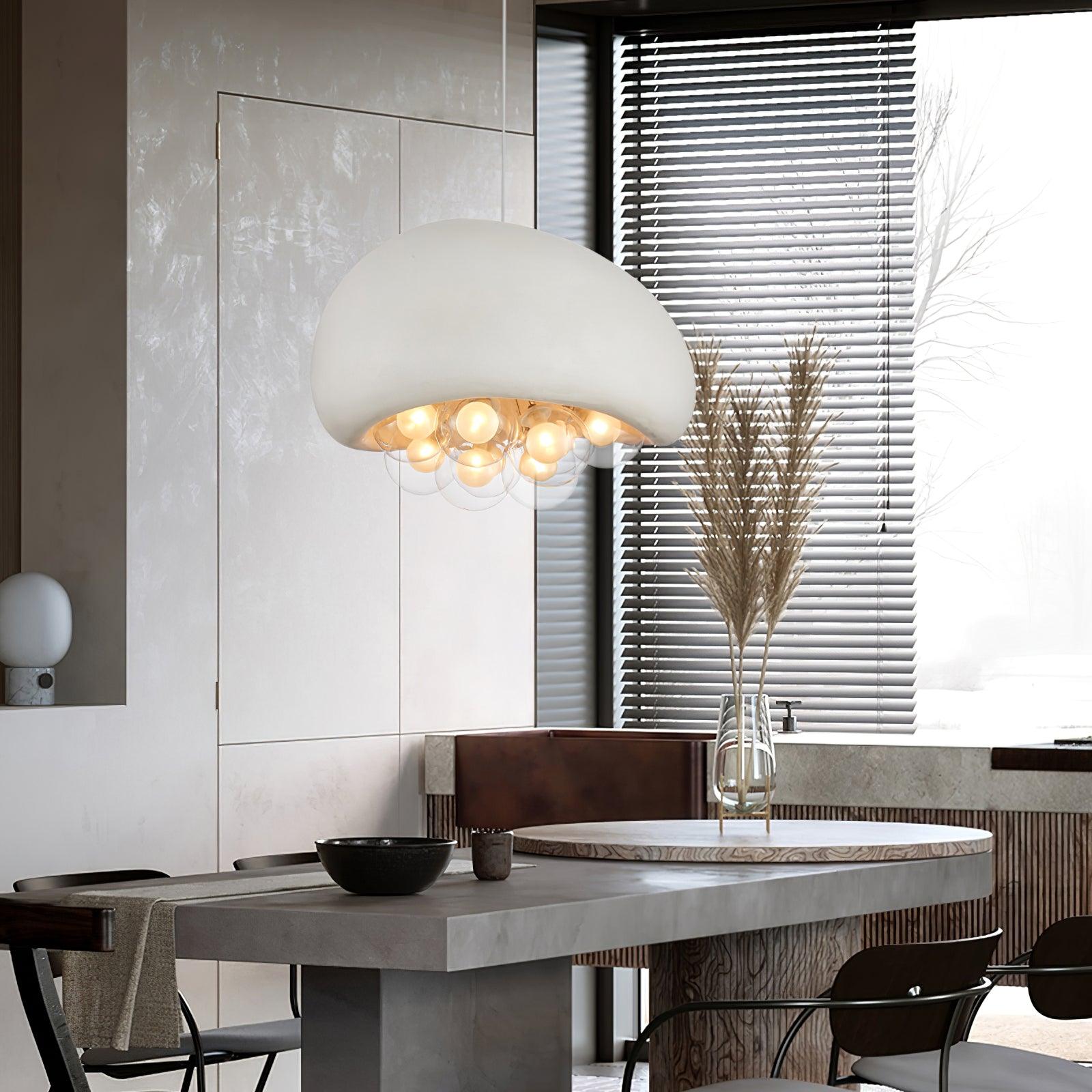 Bubble Pendant Lamp Cluster | Modern Sculptural Hanging Light | G9 Glass Spheres | Adjustable Suspension | Statement Ceiling Lighting