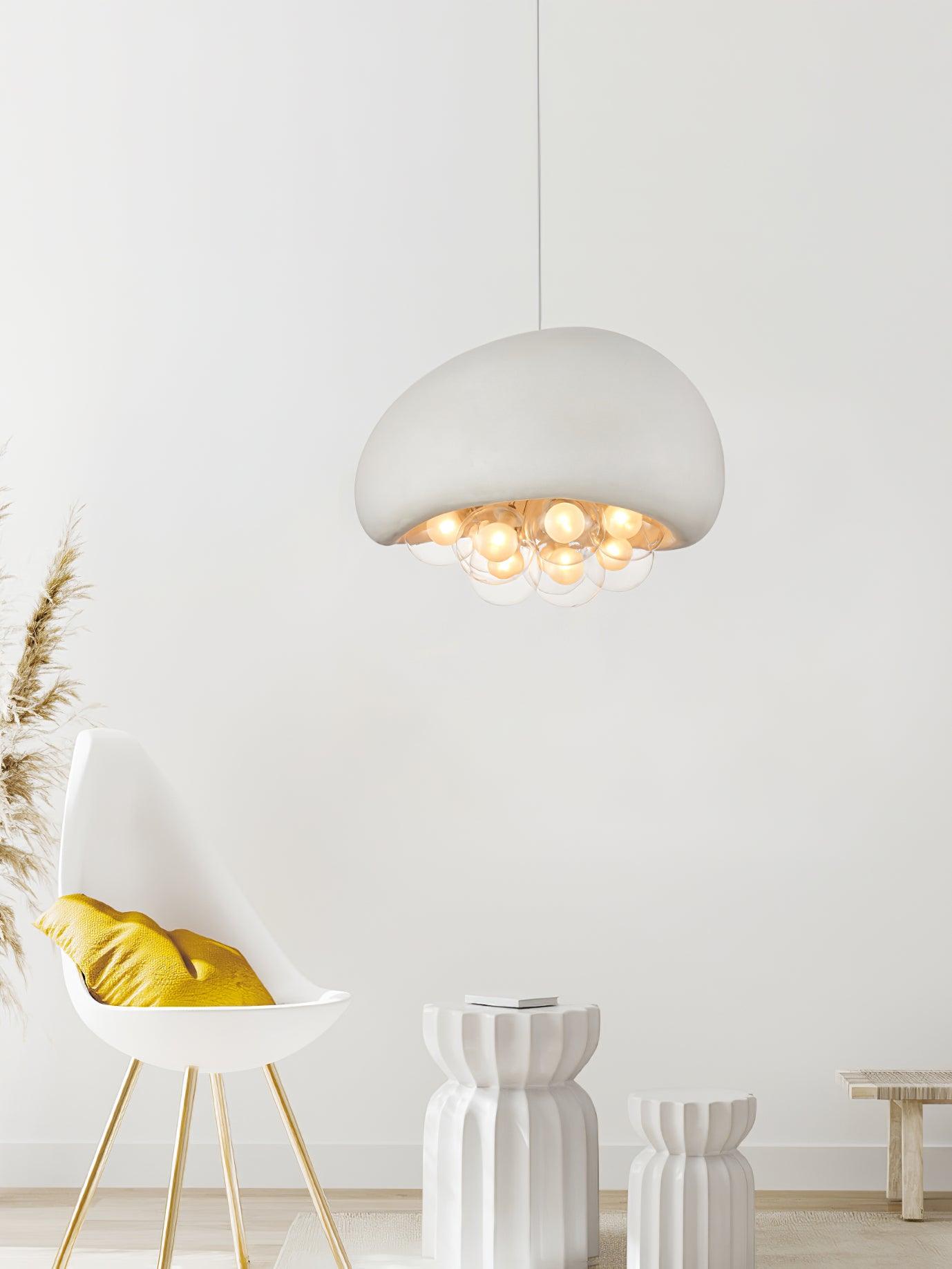 Bubble Pendant Lamp Cluster | Modern Sculptural Hanging Light | G9 Glass Spheres | Adjustable Suspension | Statement Ceiling Lighting