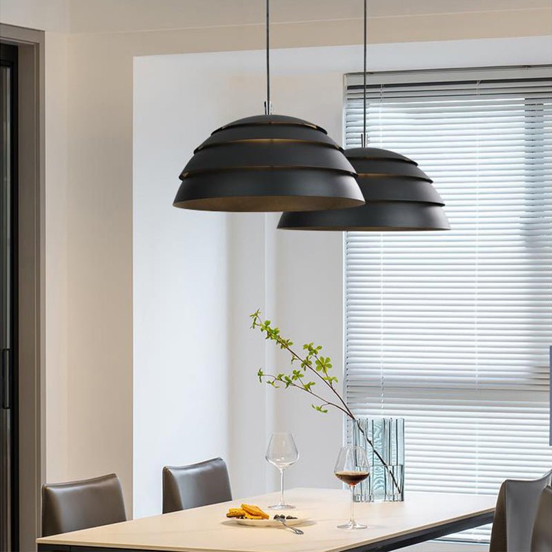Dome-Shaped LED Pendant Lamp Modern Nordic Design | E27 5W | Iron & Aluminum | Kitchen & Restaurant Lighting