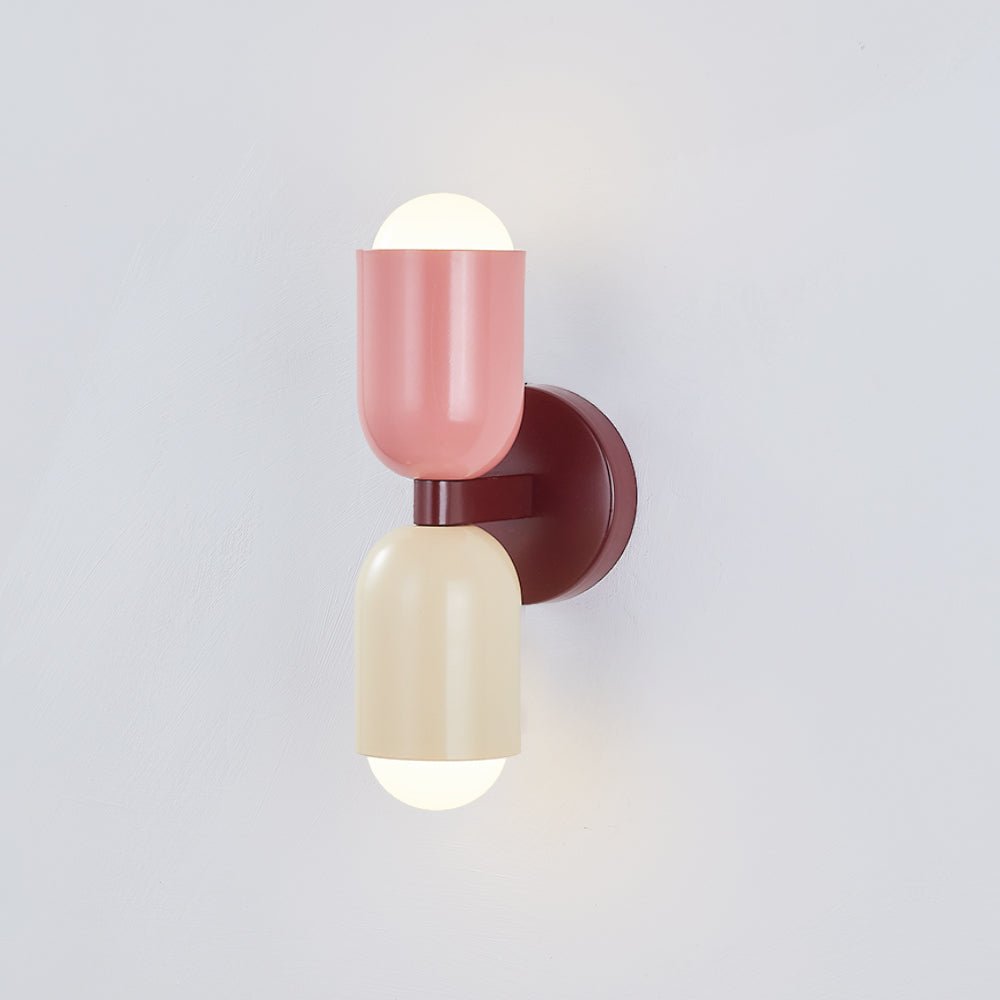 Morandi Danish Style Wall Lamp for Living Room Bedroom | Minimalist LED Wall Light | Metal E27 Fixture | Warm White Indoor Lighting