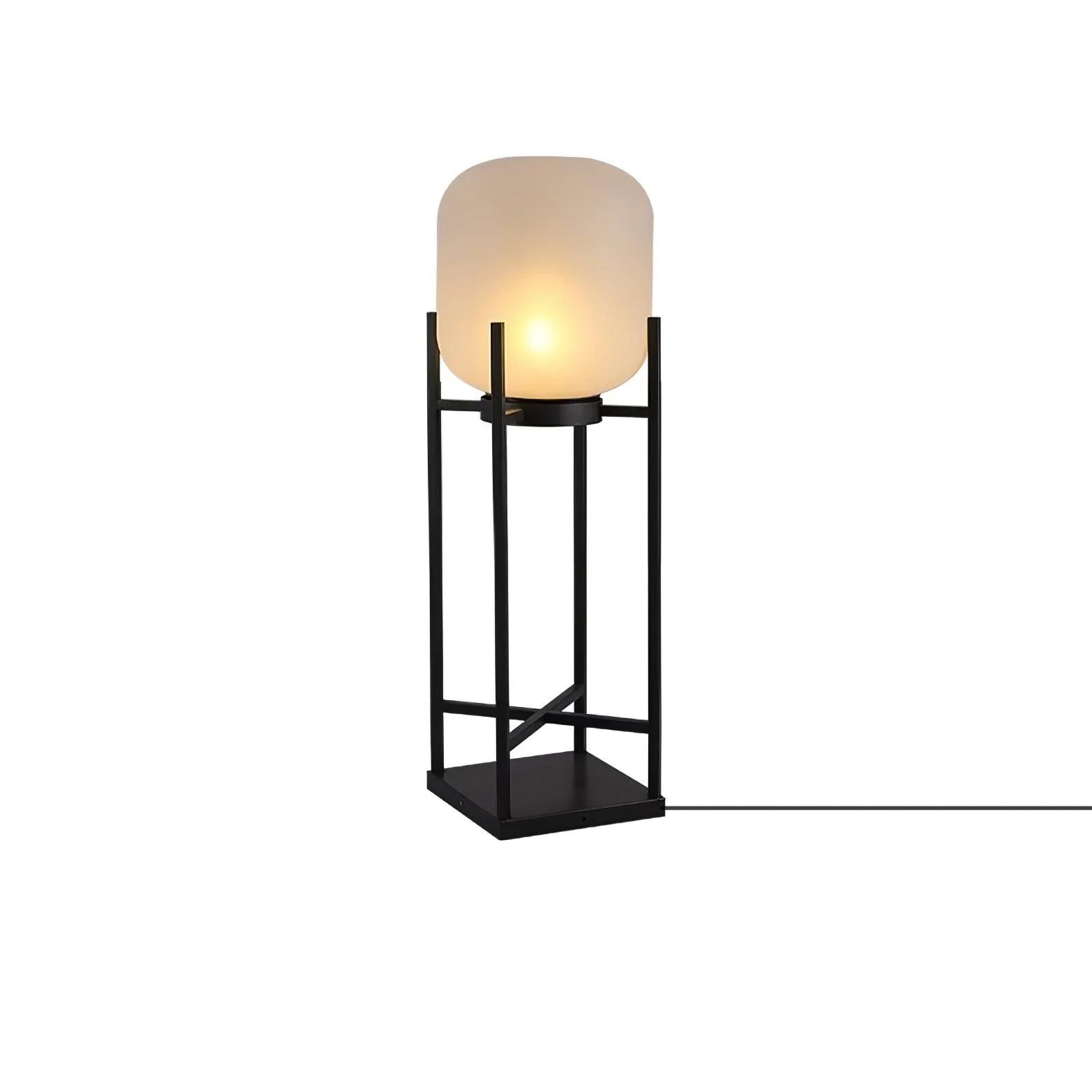 Solar Outdoor Floor Lamp Lantern | Stainless Steel Garden Light | IP65 Waterproof LED | Automatic Dusk-to-Dawn Lighting