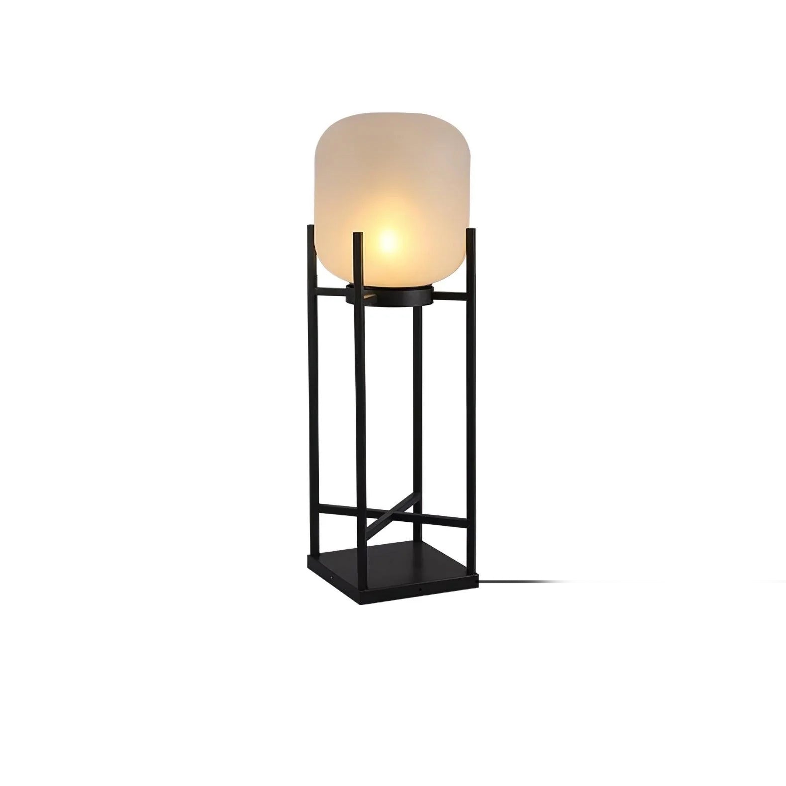 Solar Outdoor Floor Lamp Lantern | Stainless Steel Garden Light | IP65 Waterproof LED | Automatic Dusk-to-Dawn Lighting