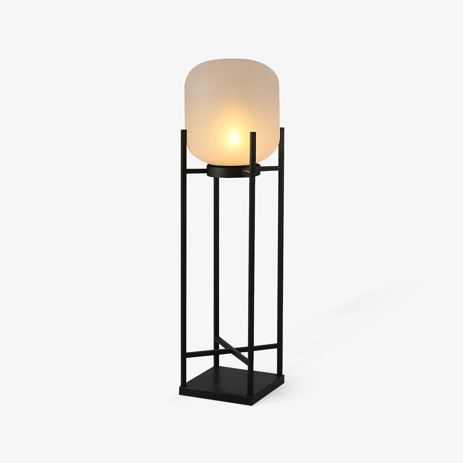 Solar Outdoor Floor Lamp LED Garden Lighting | Stainless Steel & Glass | IP65 Waterproof | 3000K–6000K Patio & Pathway Lamp