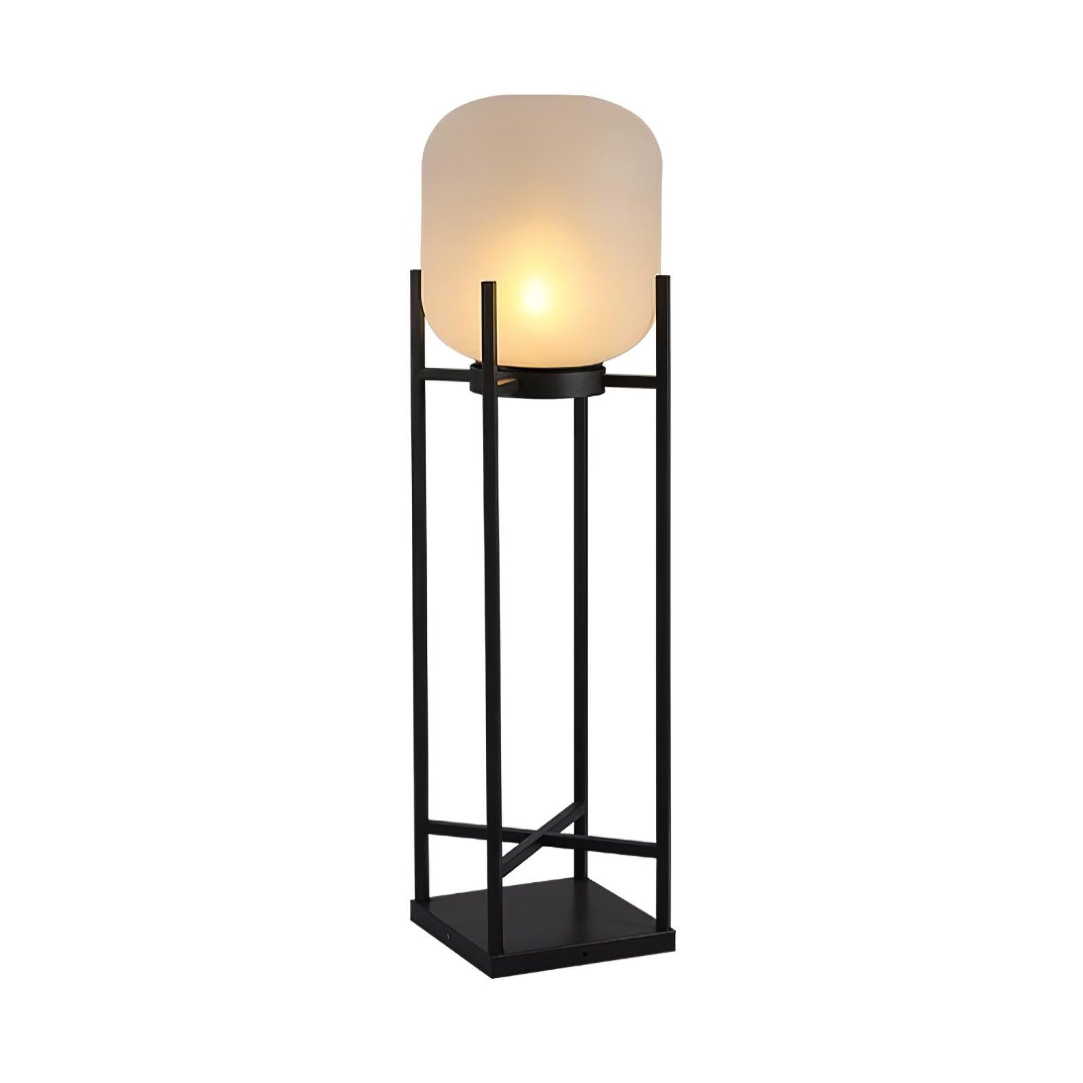Solar Outdoor Floor Lamp LED Garden Lighting | Stainless Steel & Glass | IP65 Waterproof | 3000K–6000K Patio & Pathway Lamp