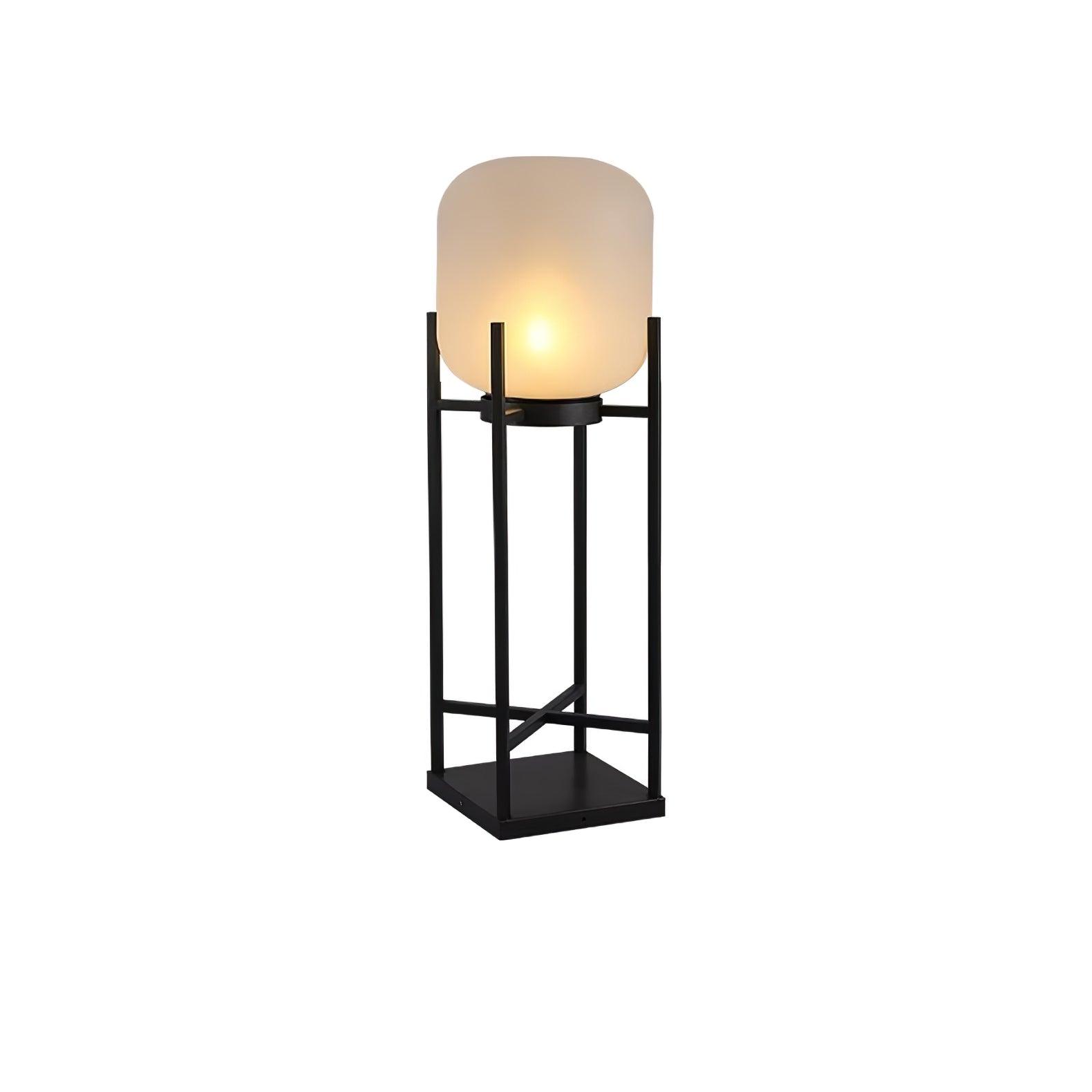 Solar Outdoor Floor Lamp Lantern | Stainless Steel Garden Light | IP65 Waterproof LED | Automatic Dusk-to-Dawn Lighting