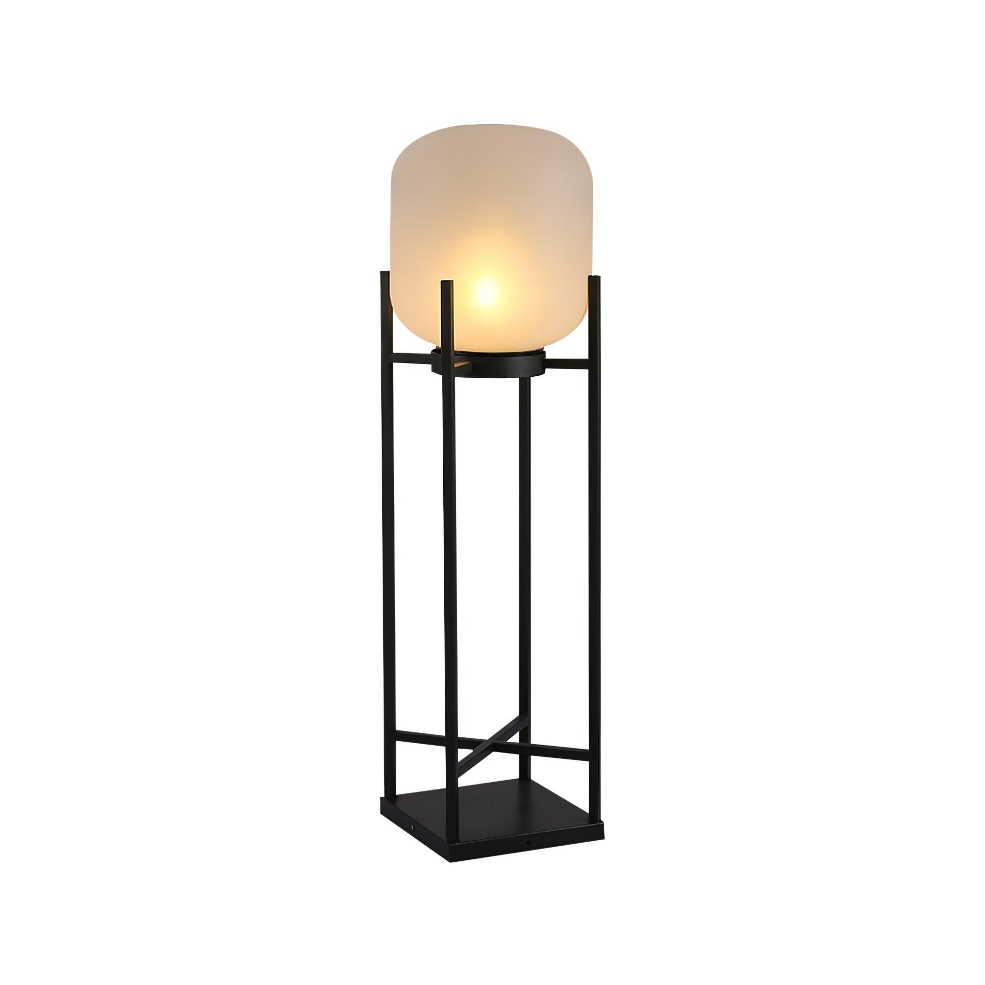 Solar Outdoor Floor Lamp Lantern | Stainless Steel Garden Light | IP65 Waterproof LED | Automatic Dusk-to-Dawn Lighting