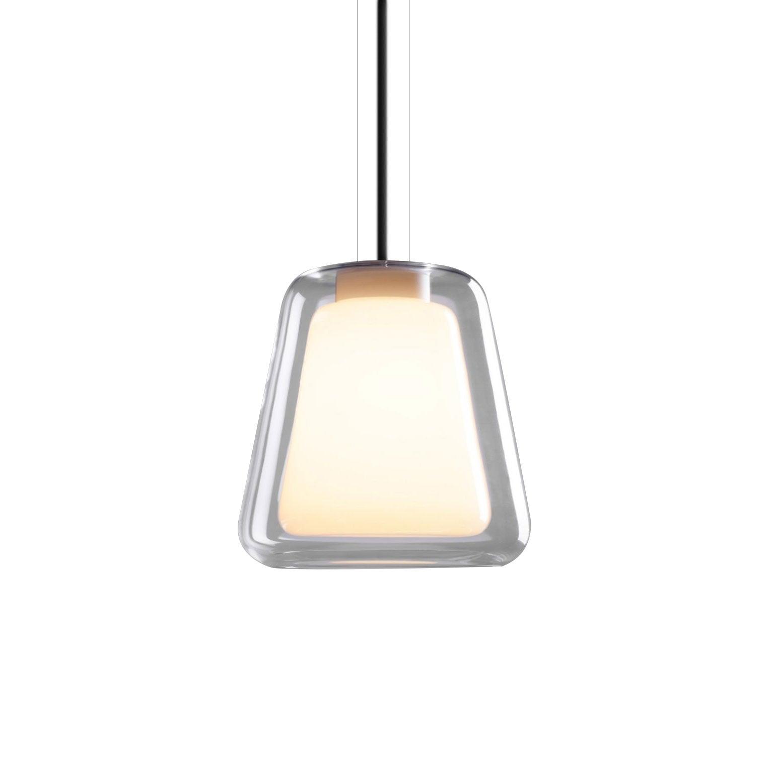 Glass Pendant Light Lucinda Modern Design | E26 E27 Compatible | Metal Glass | Elegant Ceiling Lighting for Dining Room and Kitchen