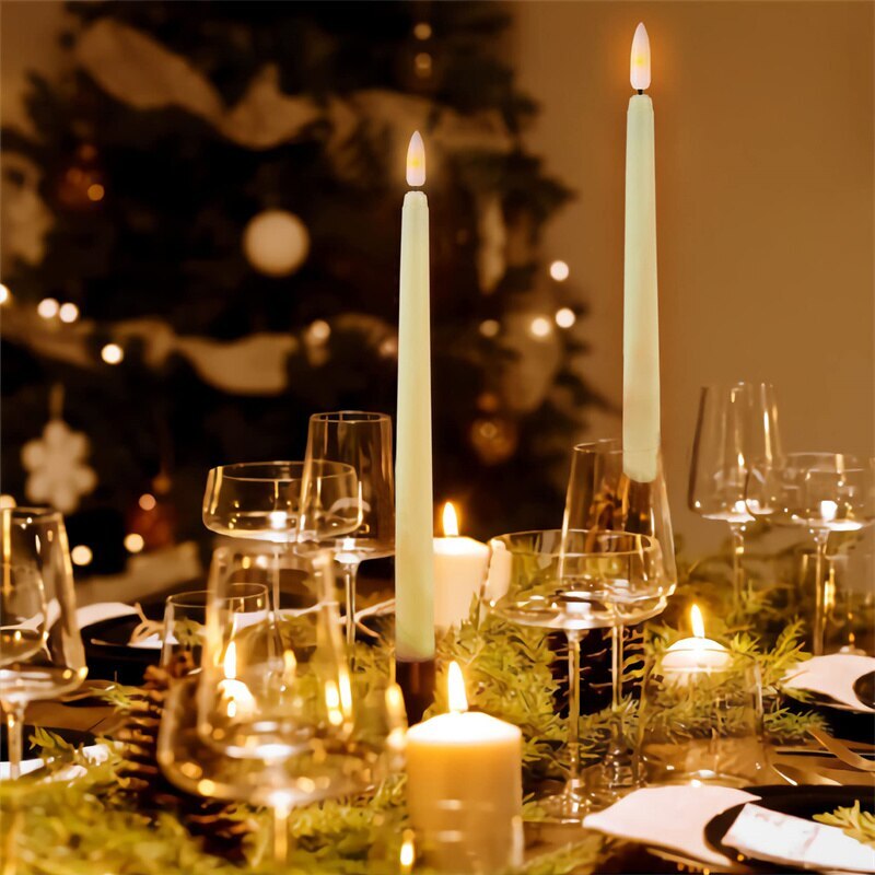 LumiCandle Set | Flameless LED Pillar Candles for a Decorative Ambiance