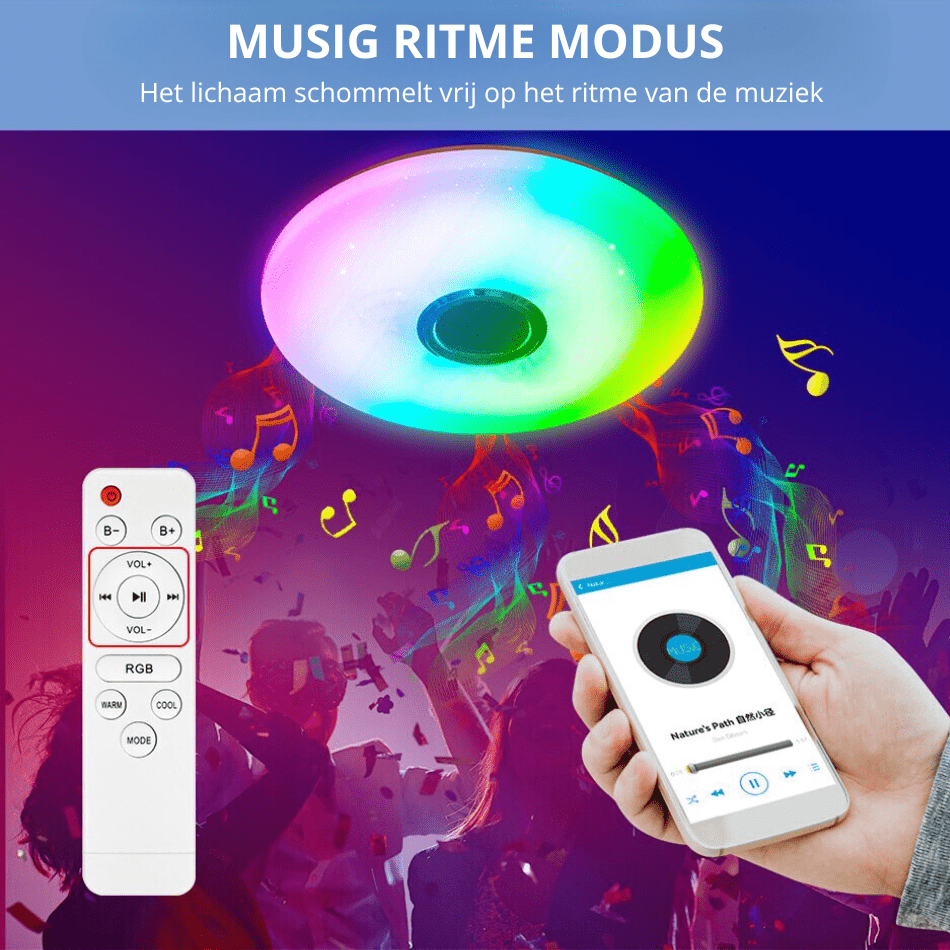 Ceiling Lamp with Speaker