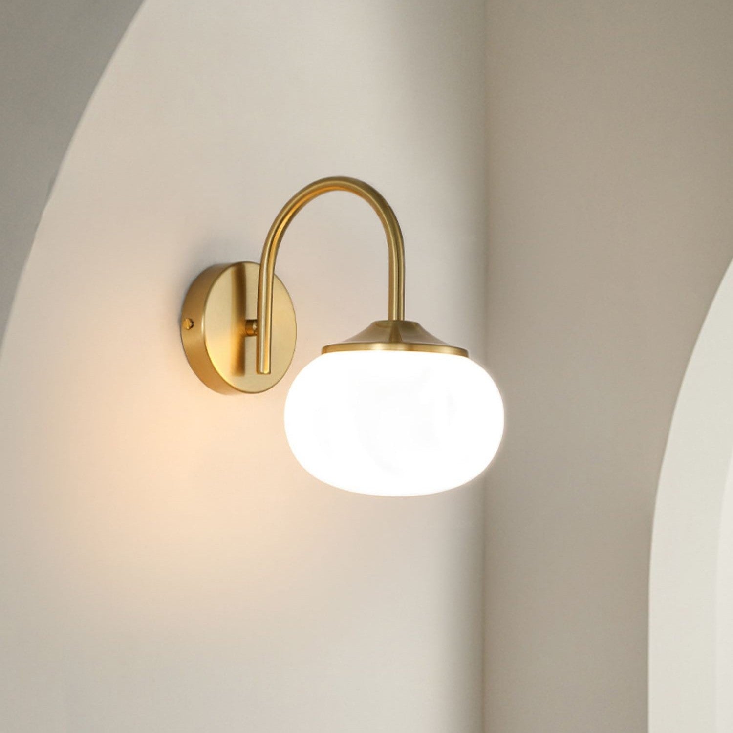 Marshmallow Wall Lamp Scandinavian Style | Soft Glow Wall Light | White Iron Fixture | E27 Indoor Lighting | Bedroom Living Room