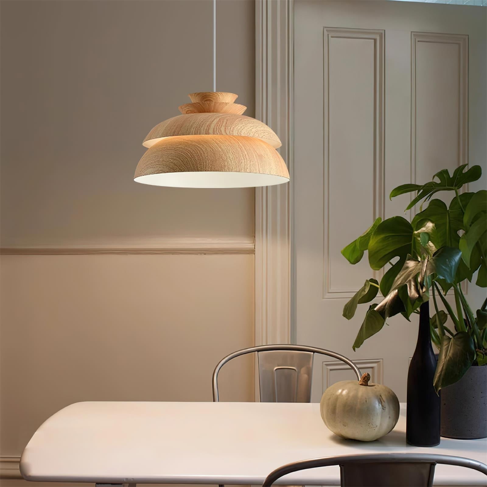 Midori Pendant Lamp Modern Natural Design | Aluminum Hanging Light | E26 E27 Socket 40W | Decorative Ceiling Lamp