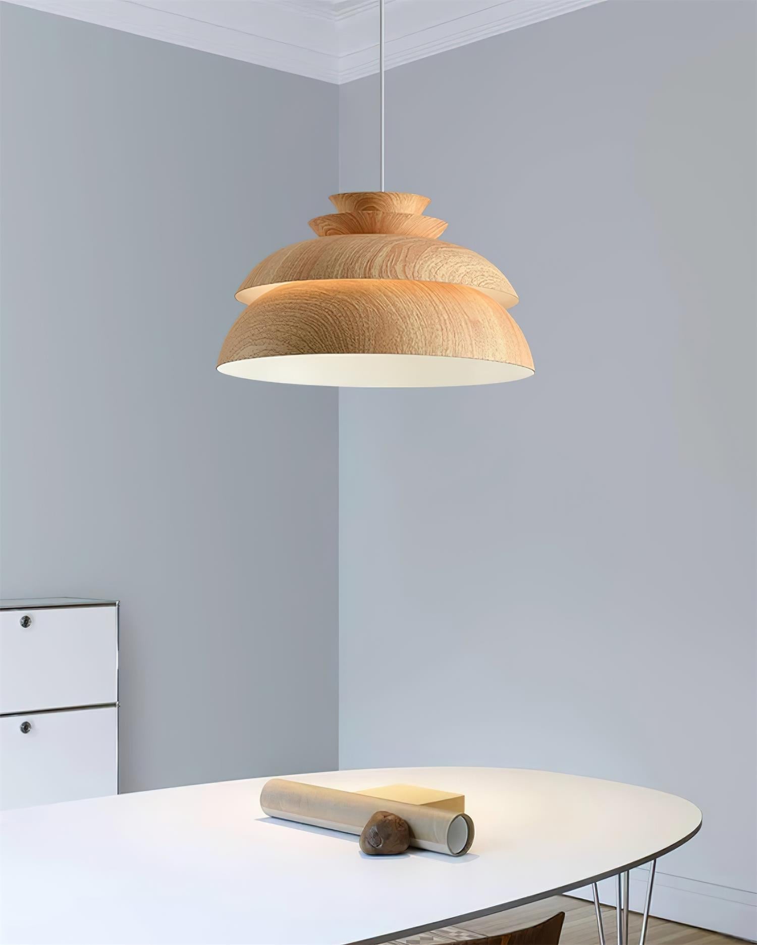 Midori Pendant Lamp Modern Natural Design | Aluminum Hanging Light | E26 E27 Socket 40W | Decorative Ceiling Lamp