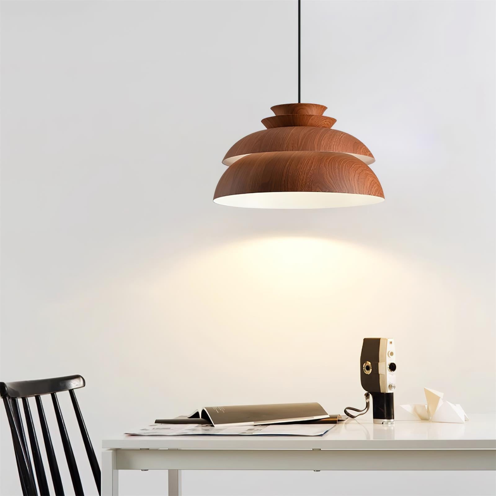 Midori Pendant Lamp Modern Natural Design | Aluminum Hanging Light | E26 E27 Socket 40W | Decorative Ceiling Lamp