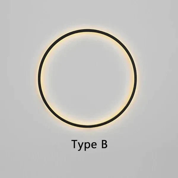 LumiRing - Minimalistic Round Wall Lamp