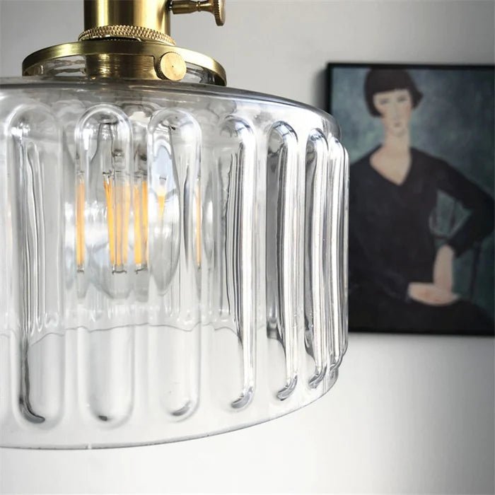 Vintage Crystal Hanging Lamp