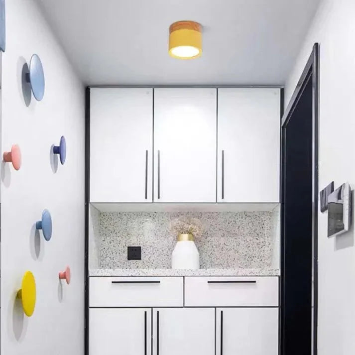Nordic Cylinder LED Ceiling Lamps for Hallways