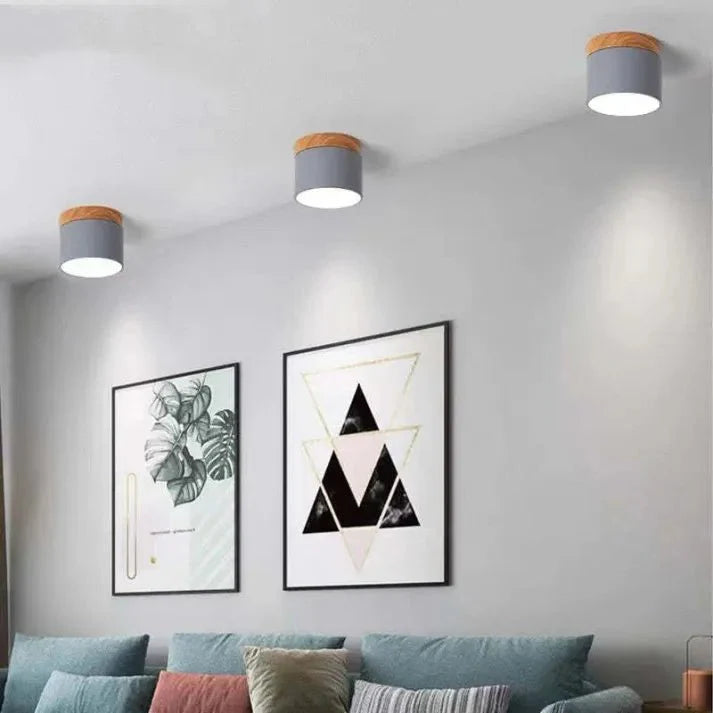 Nordic Cylinder LED Ceiling Lamps for Hallways