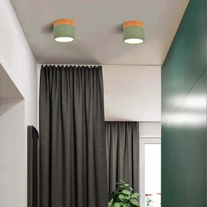 Nordic Cylinder LED Ceiling Lamps for Hallways
