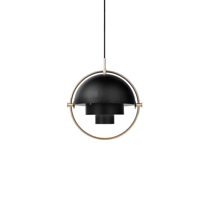 Danish Style Pendant Lamp Scandinavian Layered Shade Ceiling Light | Metal Design E26 E27 | Indoor Dining Living Room Lighting