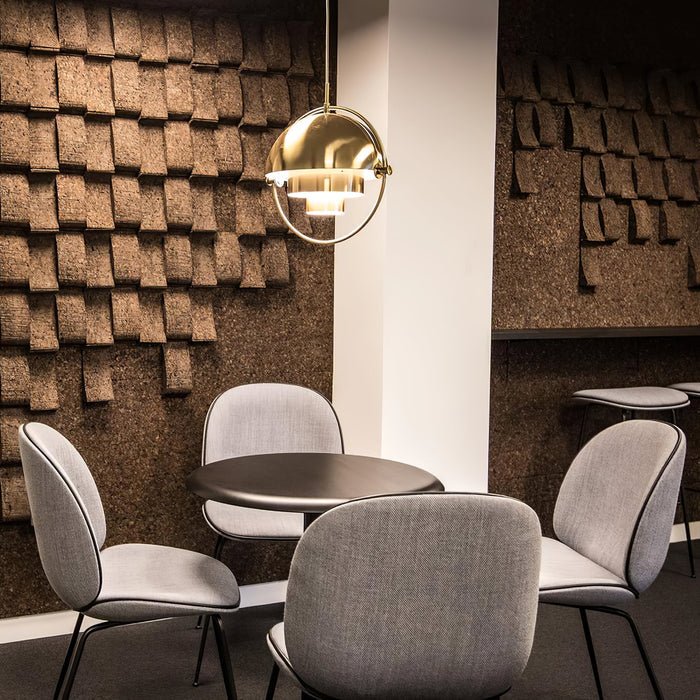 Danish Style Pendant Lamp Scandinavian Layered Shade Ceiling Light | Metal Design E26 E27 | Indoor Dining Living Room Lighting