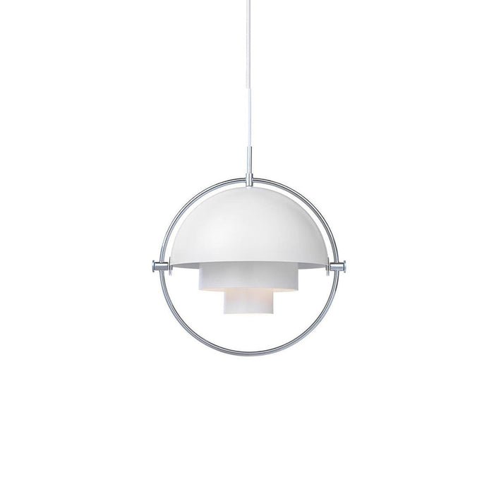 Danish Style Pendant Lamp Scandinavian Layered Shade Ceiling Light | Metal Design E26 E27 | Indoor Dining Living Room Lighting