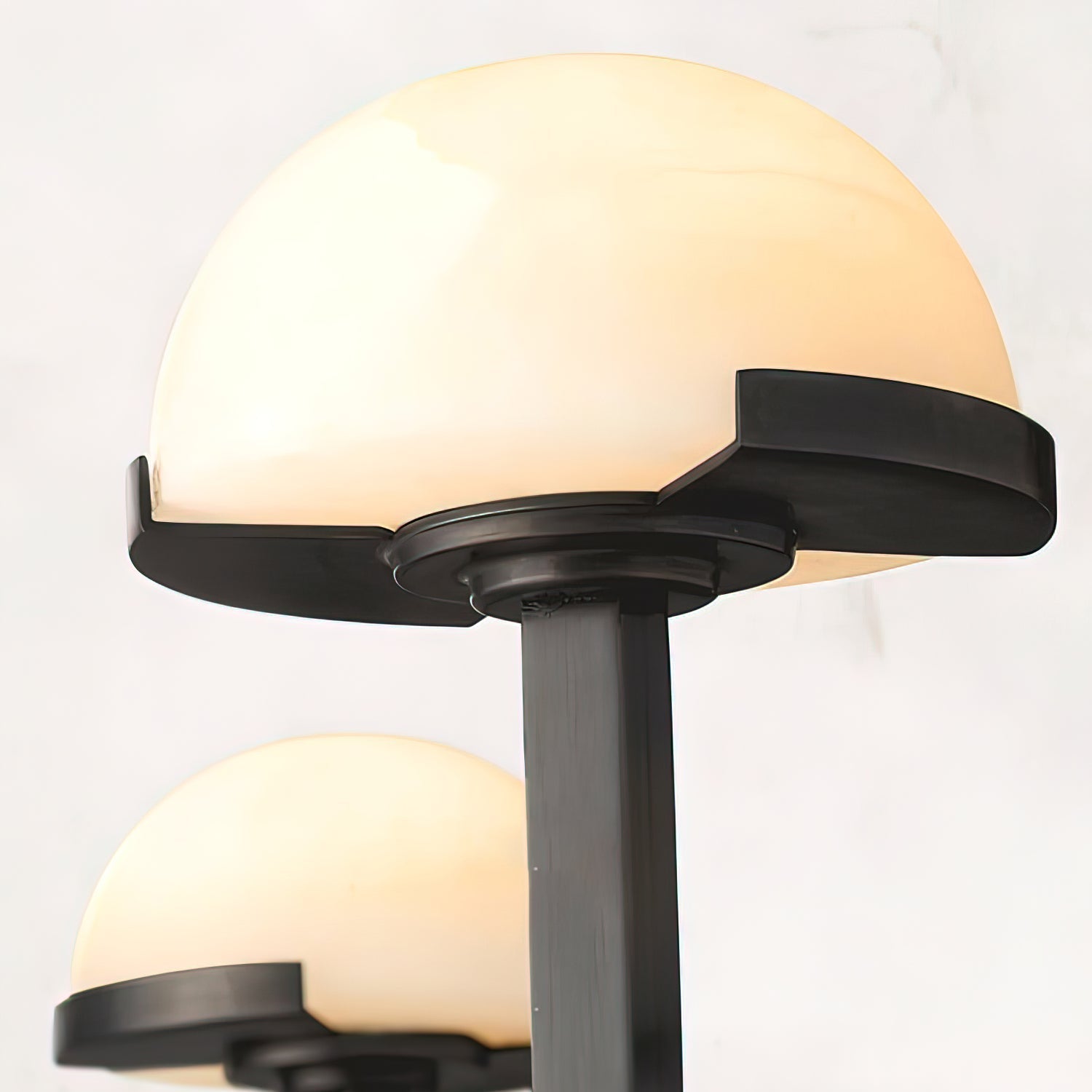 Mushroom Alabaster Wall Lamp Modern Organic Wall Light | Brass Natural Stone Design | Warm LED Lighting | Decorative Indoor Fixture