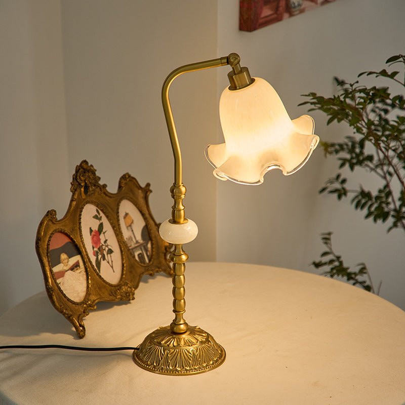RoseLamp | Fashion Flower Brass Table Lamp