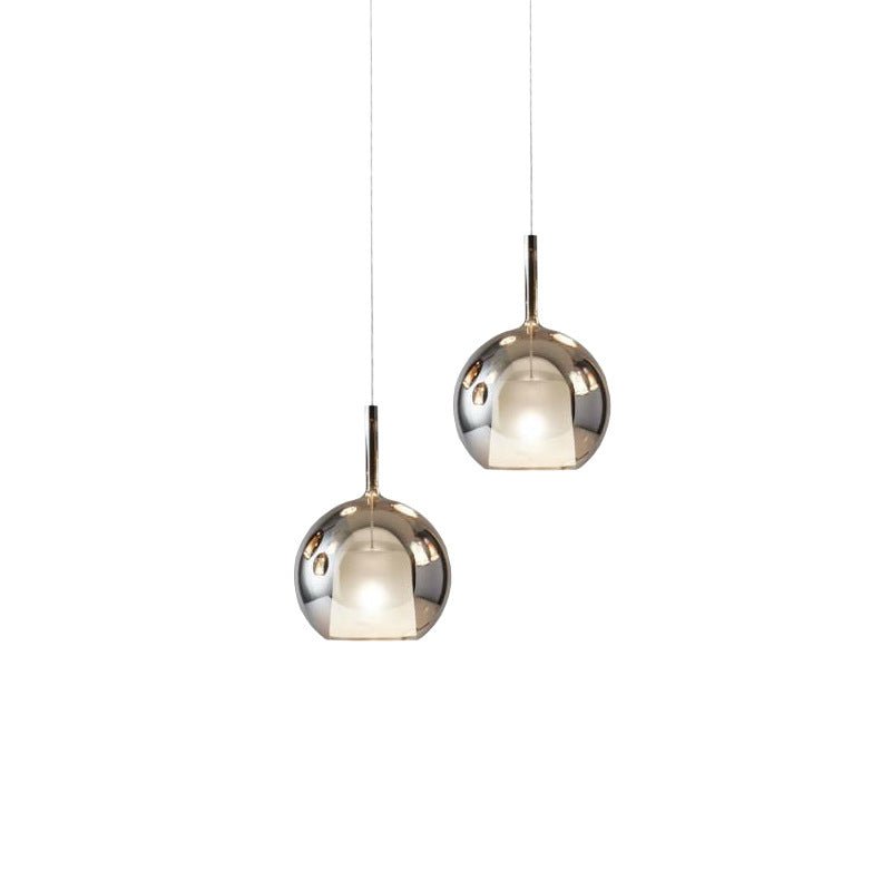 Scandinavian Pendant Lamp for Dining & Living Room | Minimalist Aluminum Glass Design | LED Ceiling Light 15–25cm | Warm Ambient Lighting